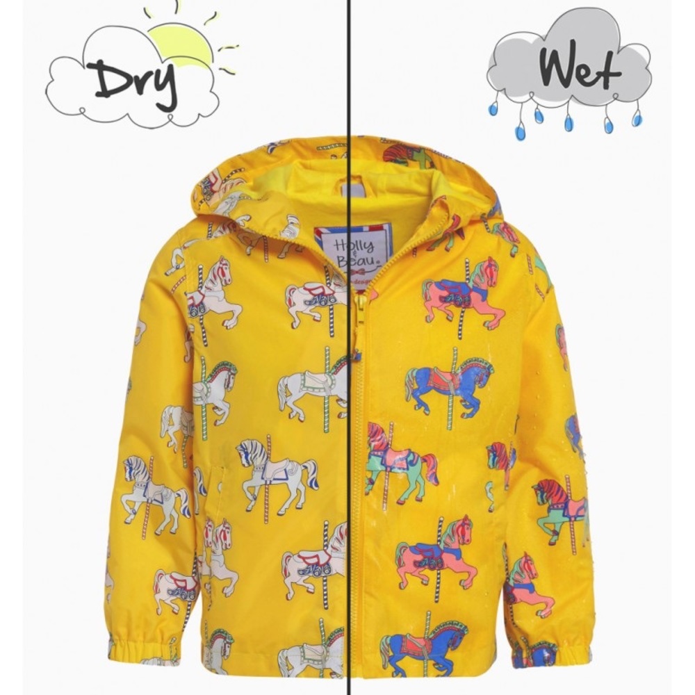 Rain coat and Umbrella (Color Changing)